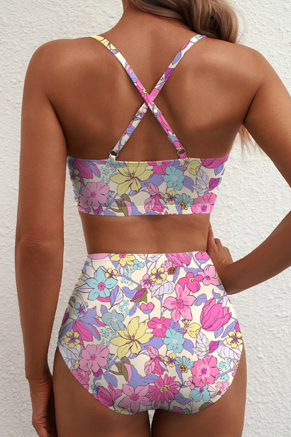 Fenna™ | Moderne Geruite Bikini Set