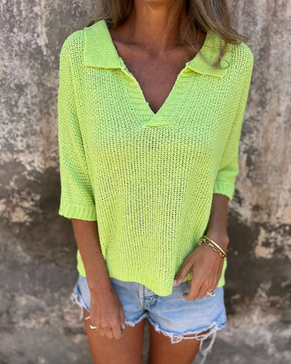 GARIELE - BOHEMIAN GEBREIDE TOP