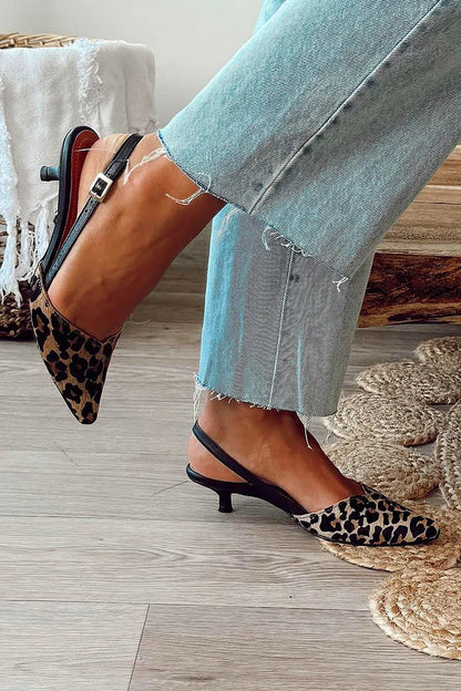 Serena Slingback Animalier