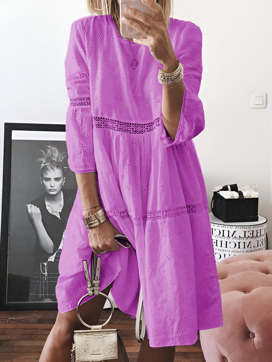 Giulia™ | Boho Vintage Jurk met Kant