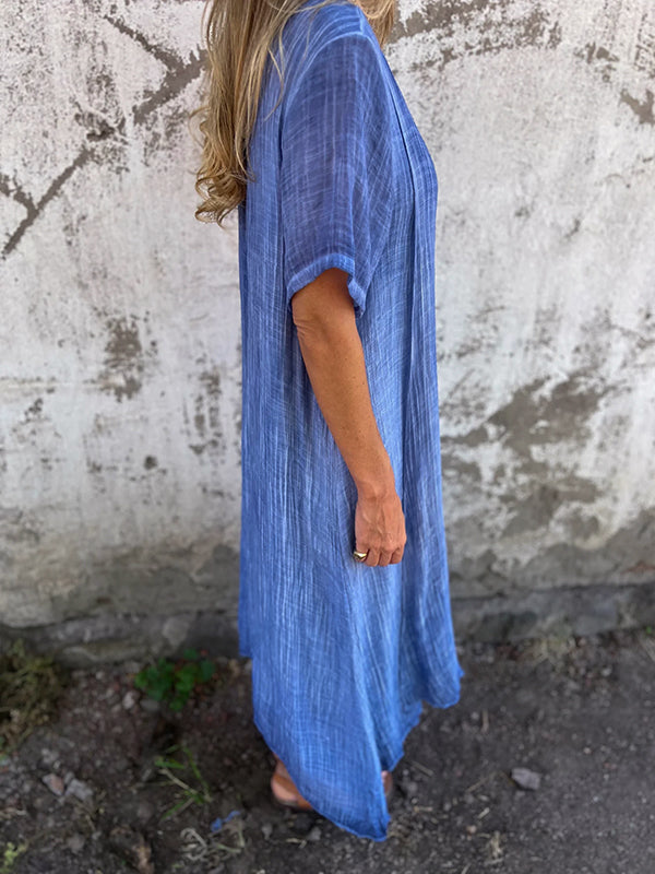 Violette™ | Losvallende V-Hals Jurk