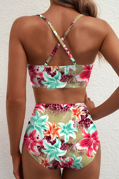Fenna™ | Moderne Geruite Bikini Set