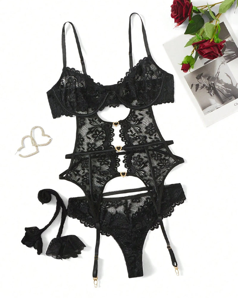 Diane™ | Sexy lingerie set van kant & mesh