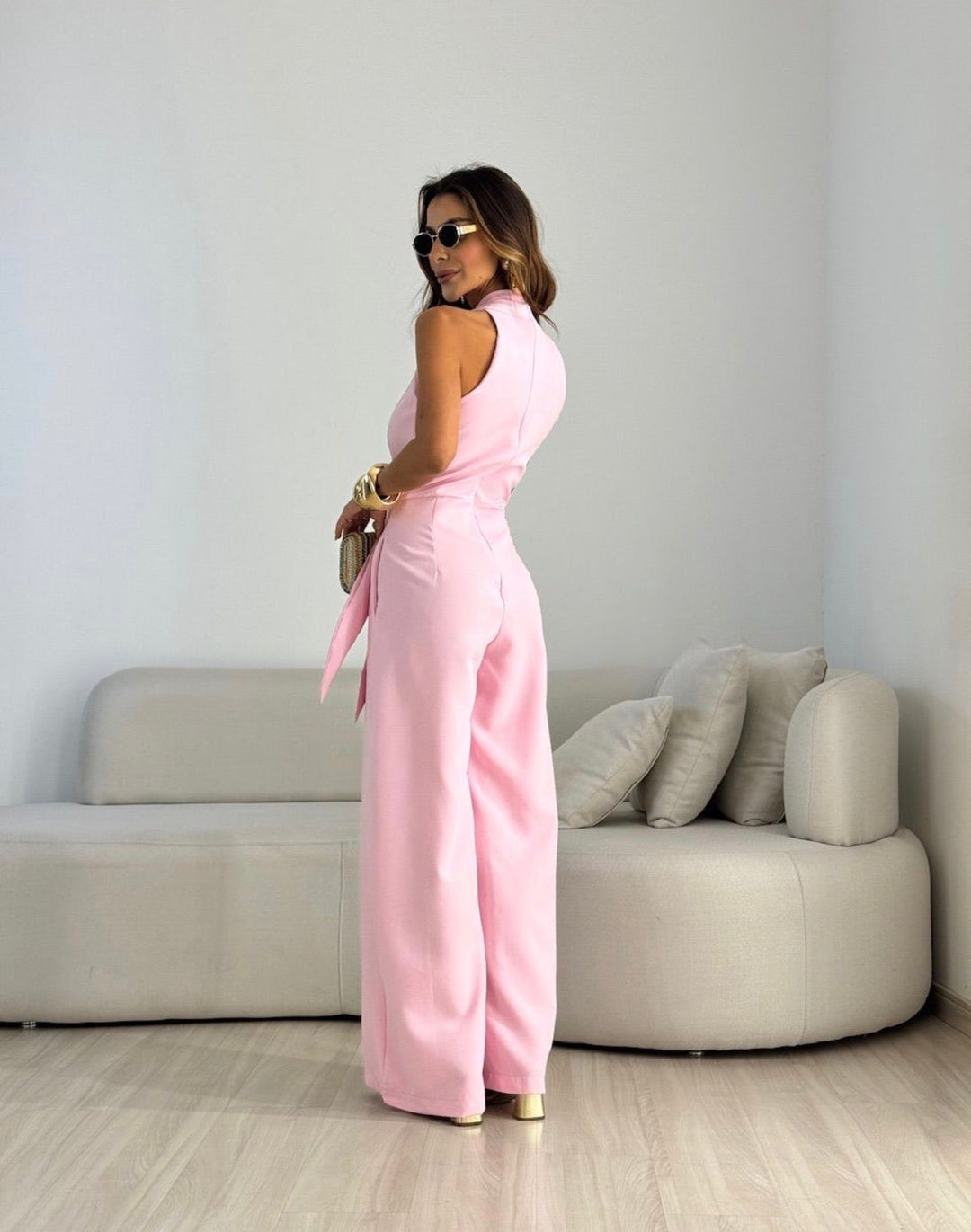 Carol™ | Elegante Halter Jumpsuit