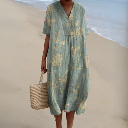 Nicole™ | Zomerjurk met Bloemen