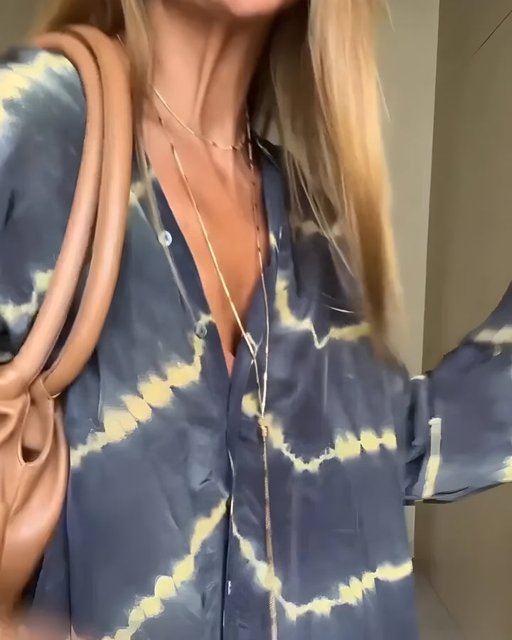 Noor™ | Boho Maxi Jurk met Strepen