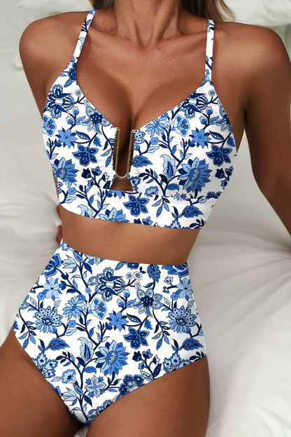 Fenna™ | Moderne Geruite Bikini Set