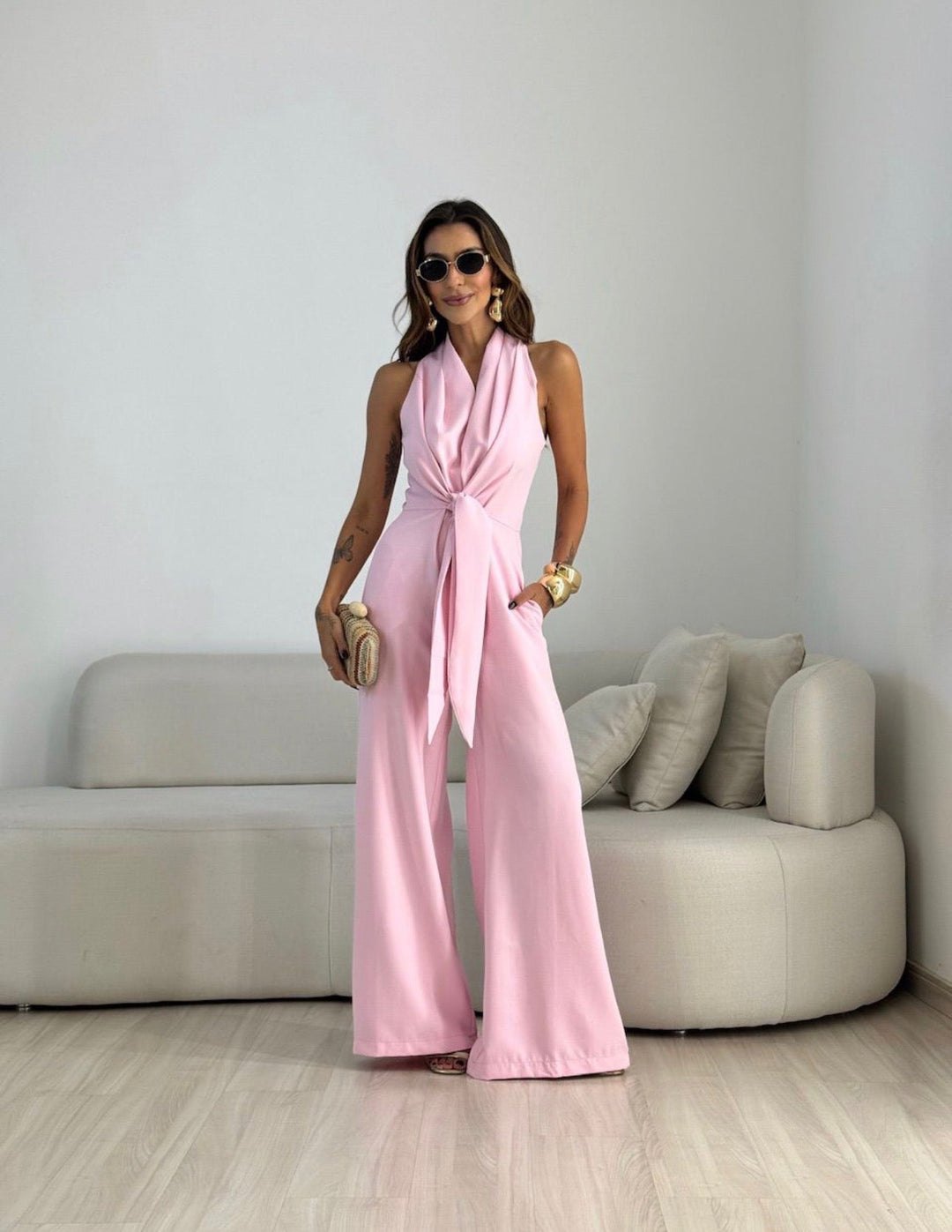 Carol™ | Elegante Halter Jumpsuit