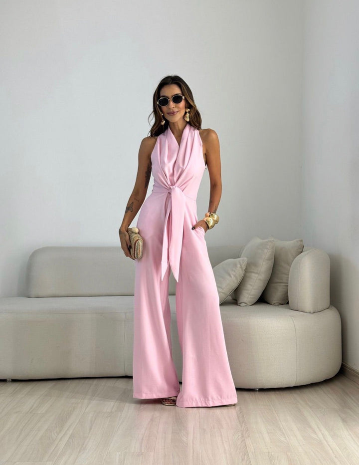 Carol™ | Elegante Halter Jumpsuit