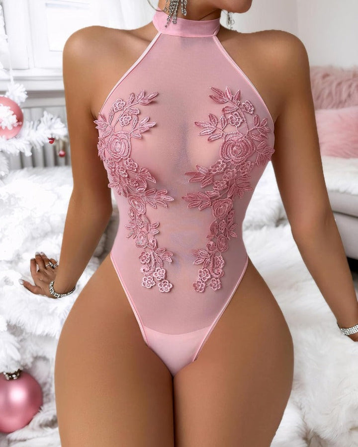 Lara™ | Body en geborduurd tulle