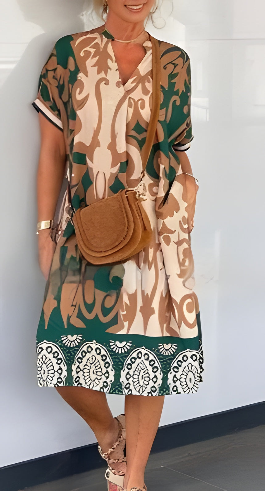 Camille™ | Kleurvolle maxi jurk
