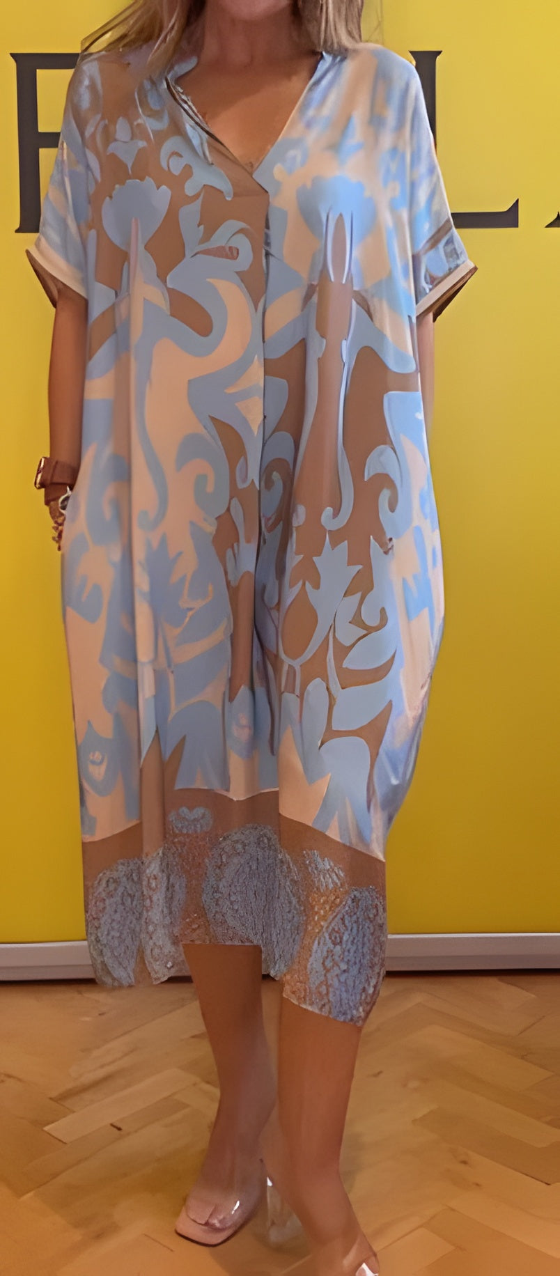 Camille™ | Kleurvolle maxi jurk