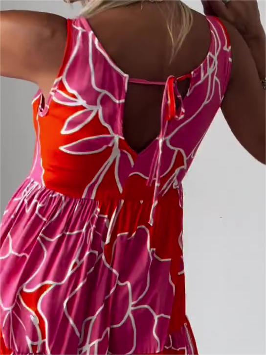 Édith™ | Elegante Jurk met Bloemenprint