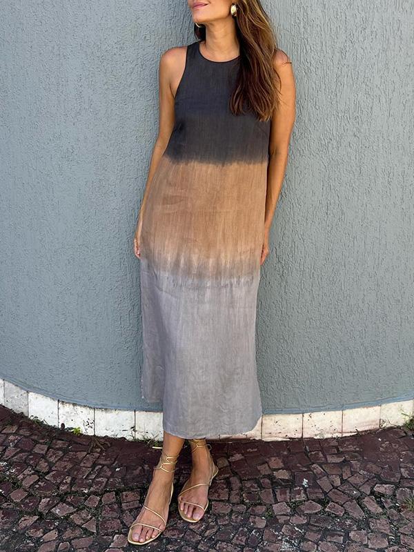 Éloane | Jurk met Natuurlijke Print